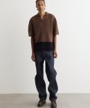 Two Tone Crochet Polo