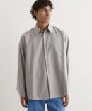 Tropical Wool Long Sleeve Shirt