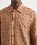 Empire Short Sleeve Camp Collar Shirt