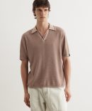 Hamlin Short Sleeve Johnny Collar Polo