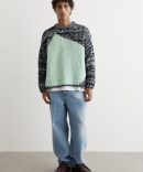 Intarsia Crewneck Sweater
