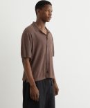 Nineteen Seventy Boucle Knit Short Sleeve Shirt