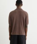 Nineteen Seventy Boucle Knit Short Sleeve Shirt