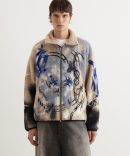 Ovinta Jacquard Teddy Jacket