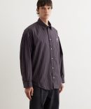 Setar Long Sleeve Poplin Stripe Shirt