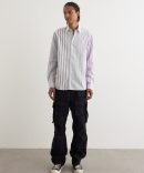 Multi Stripe Patchwork Shirt