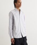 Multi Stripe Patchwork Shirt