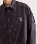 Setar Long Sleeve Poplin Stripe Shirt