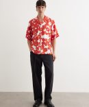 Silk Twill Printed Shirt