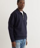 Ketel Relaxed Organic NORSE Logo Half Zip Sweater