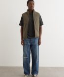 Reversible Cotton Down Vest