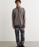 Dissolving Grid Camo Track Pants