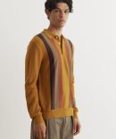 Stripe Knit Polo