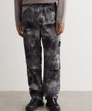 Dissolving Grid Camo Track Pants