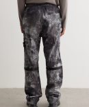 Dissolving Grid Camo Track Pants