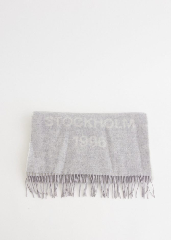Logo Wool Scarf