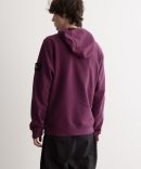 Badge Garment Dyed Hooded Sweatshirt